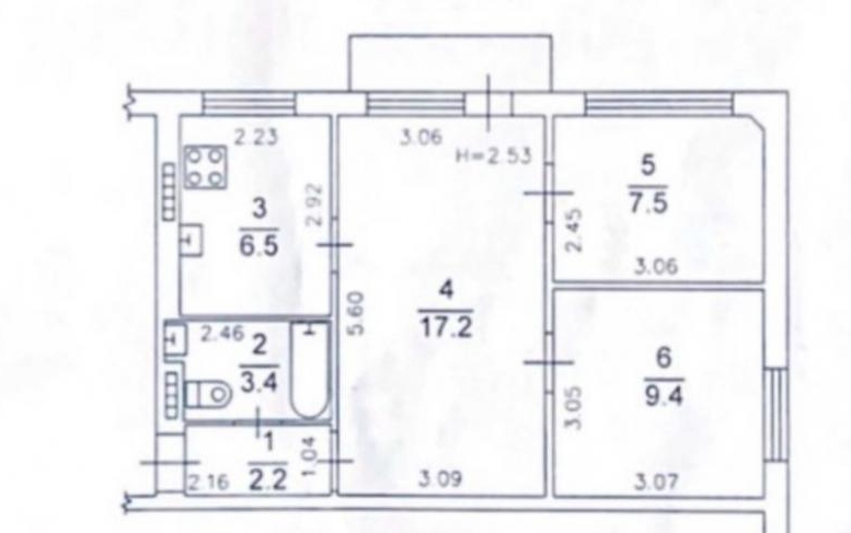 продажа трехкомнатной квартиры номер A-173998 в Малиновском районе, фото номер 8